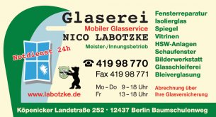 Glaser Berlin: Glaserei Nico Labotzke